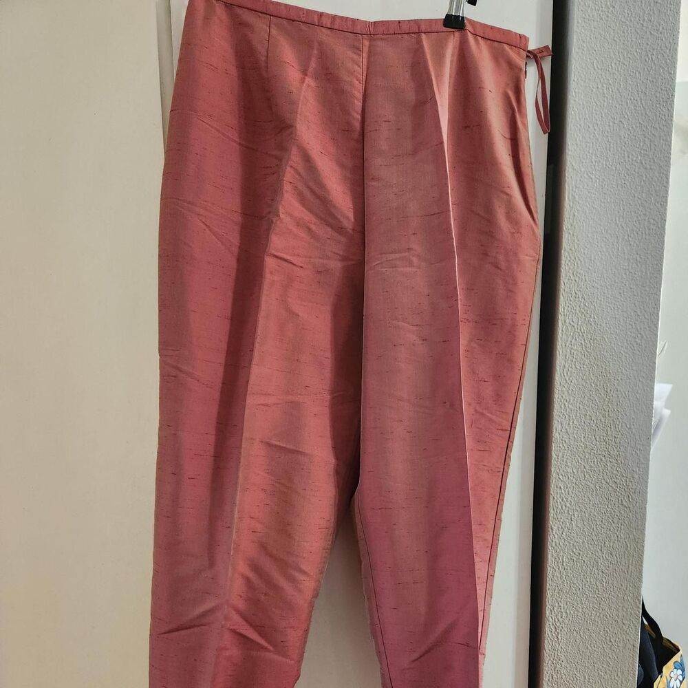 Valerie-stevens Women's Pink and Orange Trousers